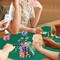 300 Poker Chip Set with Lockable Aluminum Case and Poker Felt Cards Dealer Button